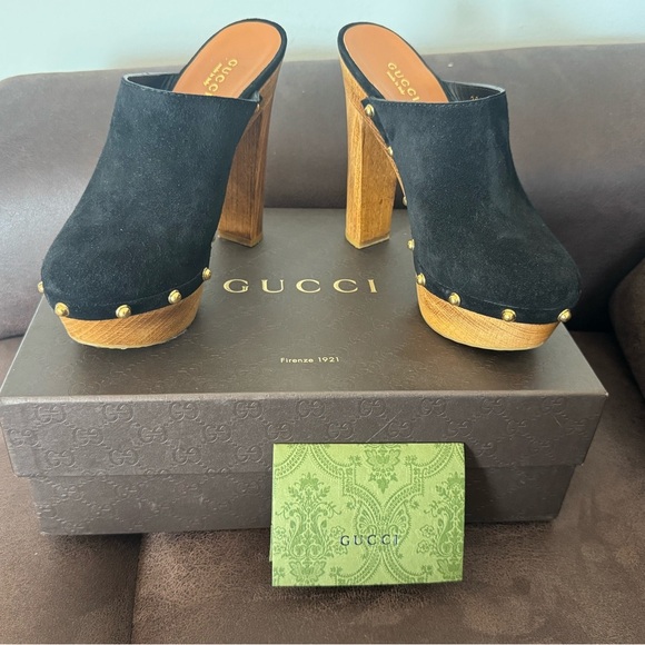 Authenticated Gucci Black and Brown Mules. In great conditions Mules - Picture 1 of 8